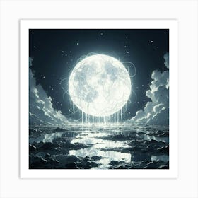 Full Moon Art Print