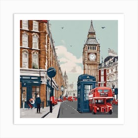 London Street Art Art Print