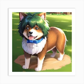 Corgi Art Print