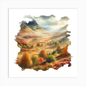 Autumn In Scotland 4 Art Print