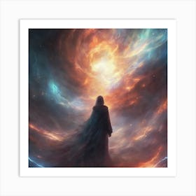 Man In A Cloak Art Print