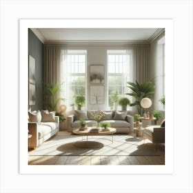 Modern Living Room 66 Art Print