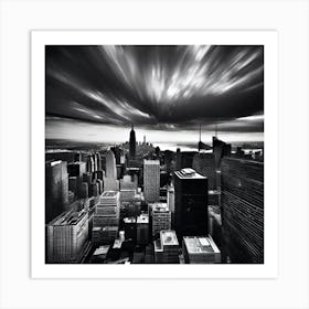 New York City Skyline 22 Art Print
