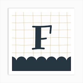 Letter F Art Print