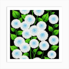 Chrysanthemums 7 Art Print