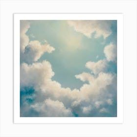 Sky With Clouds 5 Art Print