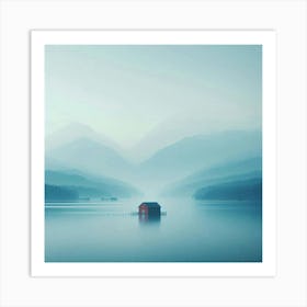 House On A Lake Art Print