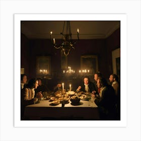 Dinner Party 2 Art Print