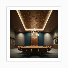 Default Create Unique Design Of Conference Hall Art 2 Art Print