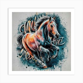 My Horse Art Print