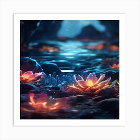 Lotus Flower Art Print