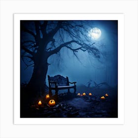 Halloween Pumpkins 15 Art Print