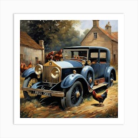 The other Rolls Royce to keep chickens in Art Print