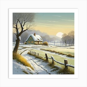 Winter Landscape 2 Art Print