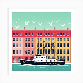 Swedish Cityscape Art Print