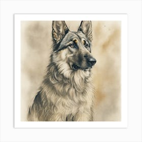 German Shepherd 1 Art Print