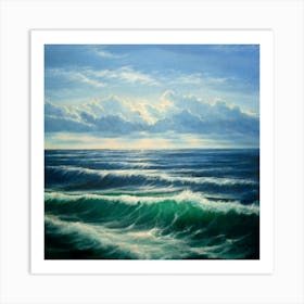 Ocean Waves 5 Art Print