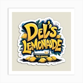 Dels Lemonade Art Print