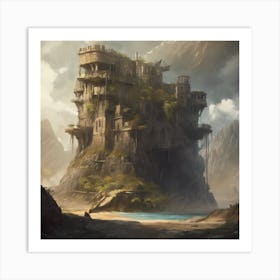 Fantasy Castle 98 Art Print