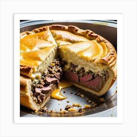 Steak Pie Art Print