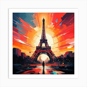 A Unique Nft Art Piece Depicting A Famous Landmark With An Abstract Twist 274280711 Art Print