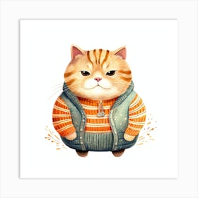 Cute Cat 1 Art Print