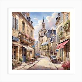 Paris Street 1 Art Print