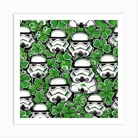 storm troupers pattern Art Print