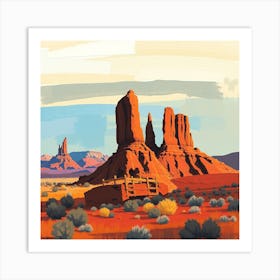 Monument Valley Art Print