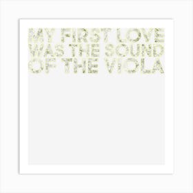 Viola Musical Instrument Funny Viola Music Players Viola Art Print