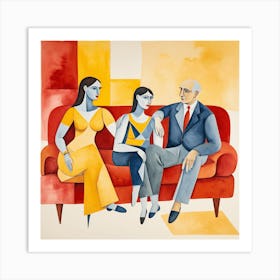 Family Portrait Art Print Art Print