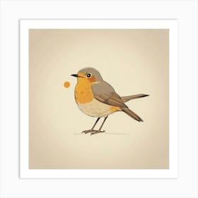 Robin 36 Art Print