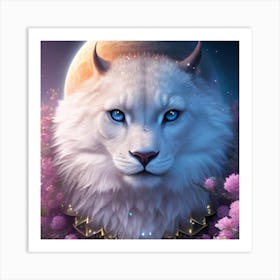 White Wolf Art Print