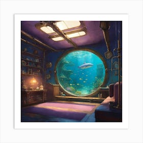 Underwater Room 1 Art Print