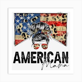 Limited Edition American Mama Country Mama Western Mom Messy Art Print