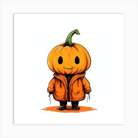 Halloween Pumpkin Art Print