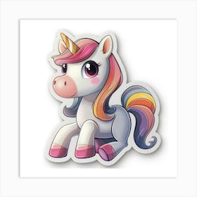 Unicorn Sticker 88 Art Print