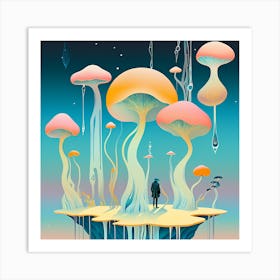 Mushroom Island Art Print