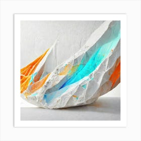 Abstract Color Sculpture Art Print