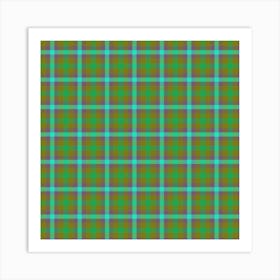 Plaid Pattern 51 Art Print