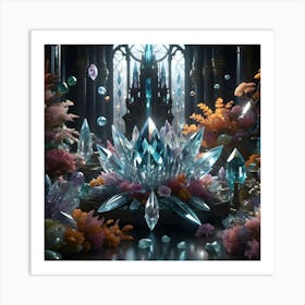 Synthesis Of Crystal 10 Art Print