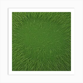 Green Grass Background 11 Art Print