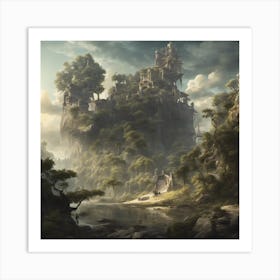 Fantasy Castle Art Print