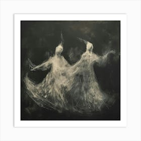 Two Dancers 2 Art Print