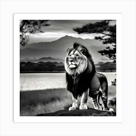 Lionnn 2 Art Print