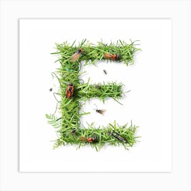 Letter E Art Print