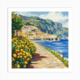 Amalfi Coast Art Art Print