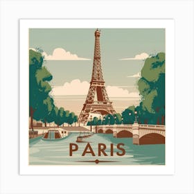 Paris Eiffel Tower Art Print