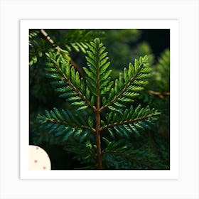 Hemlock leafs Art Print