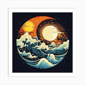 Yin And Yang 6 Art Print